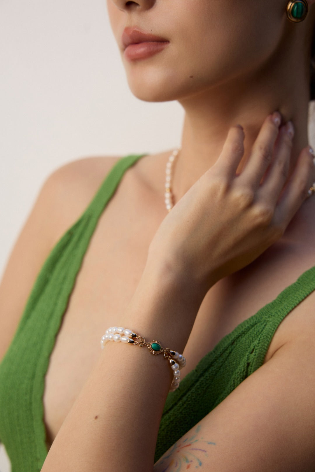 Jardin Serein Double Pearl Bracelet