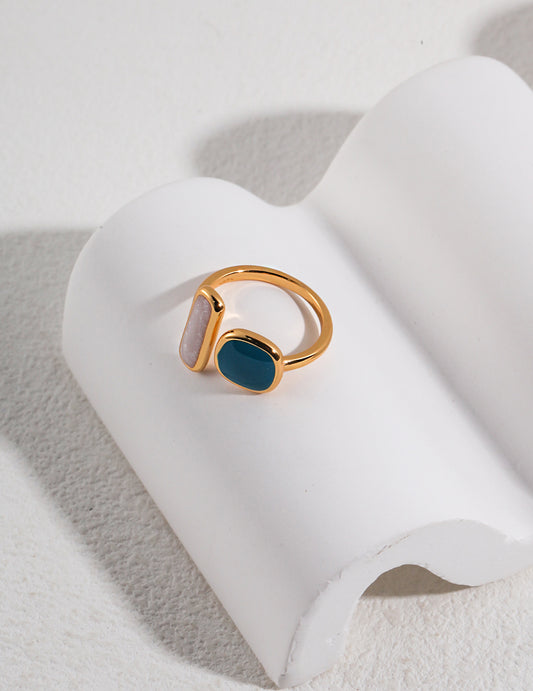 French Style Glazed Ring