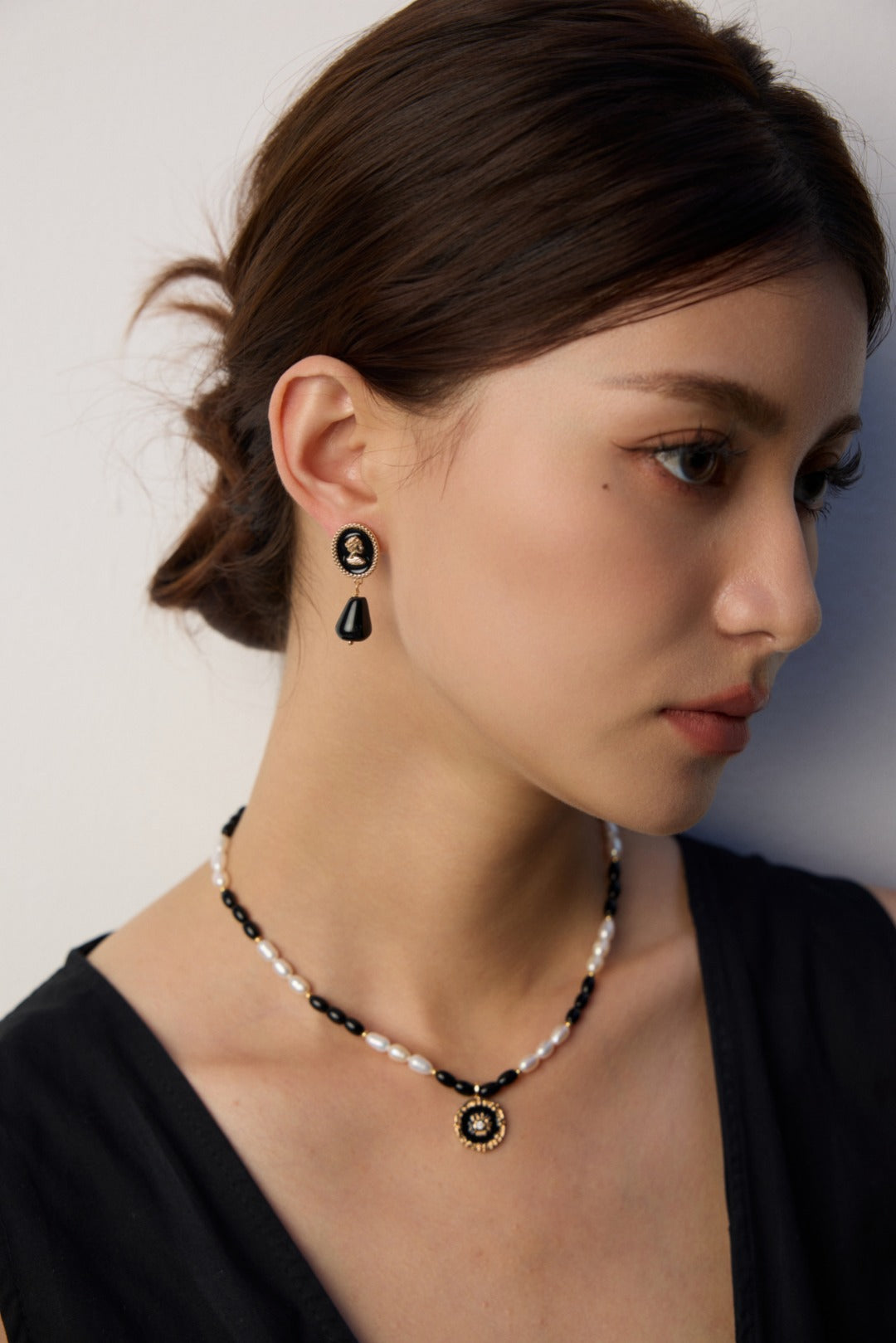 Muse Cameo Earrings