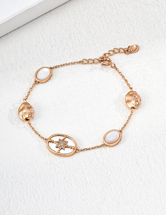 Nacre Lapis Bracelet