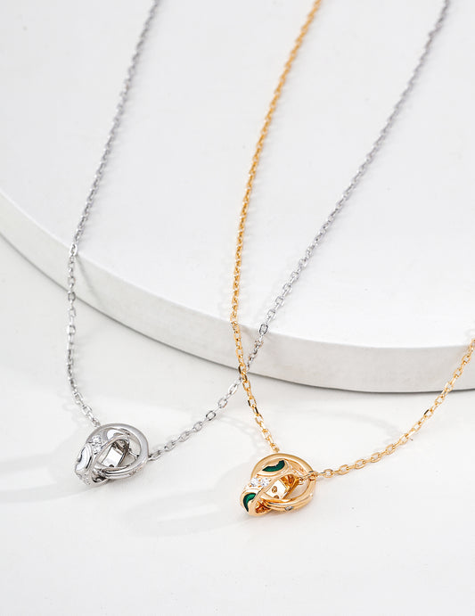 Glazed Orbit Necklace