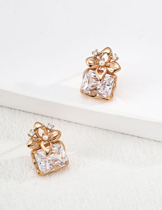 Clear Aura Earrings
