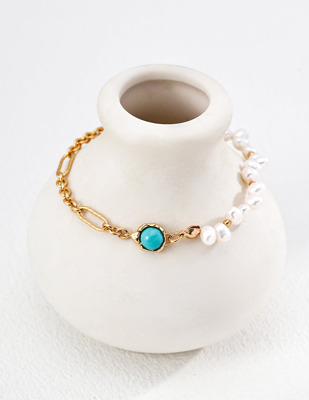 Turquoise Pearl Bracelet