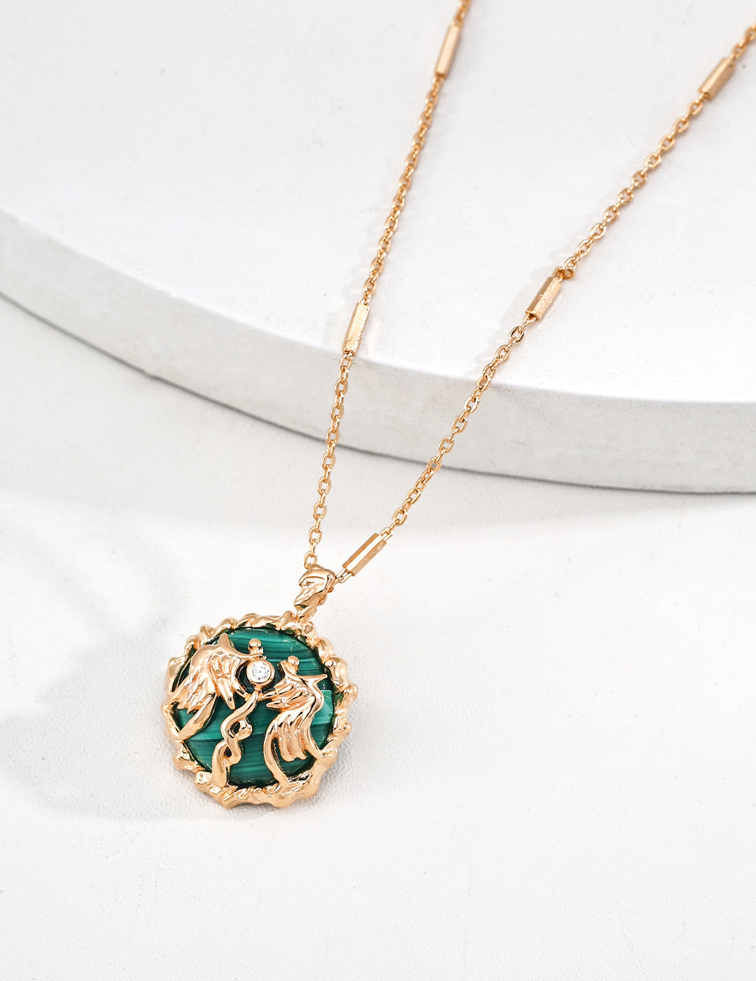 Malachite Axis Necklace
