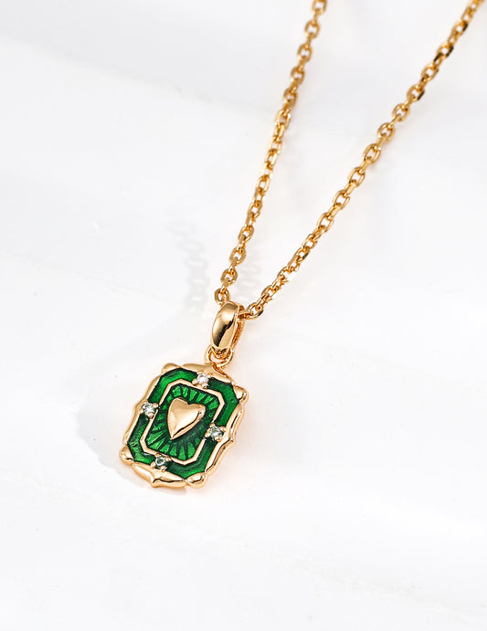 Glazed Current Necklace