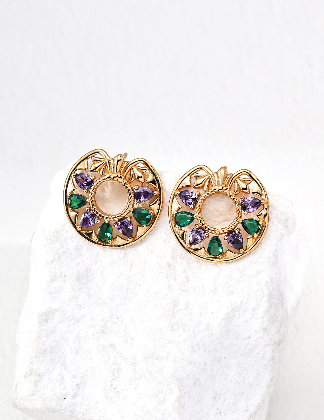 Sculpted Ray Earrings