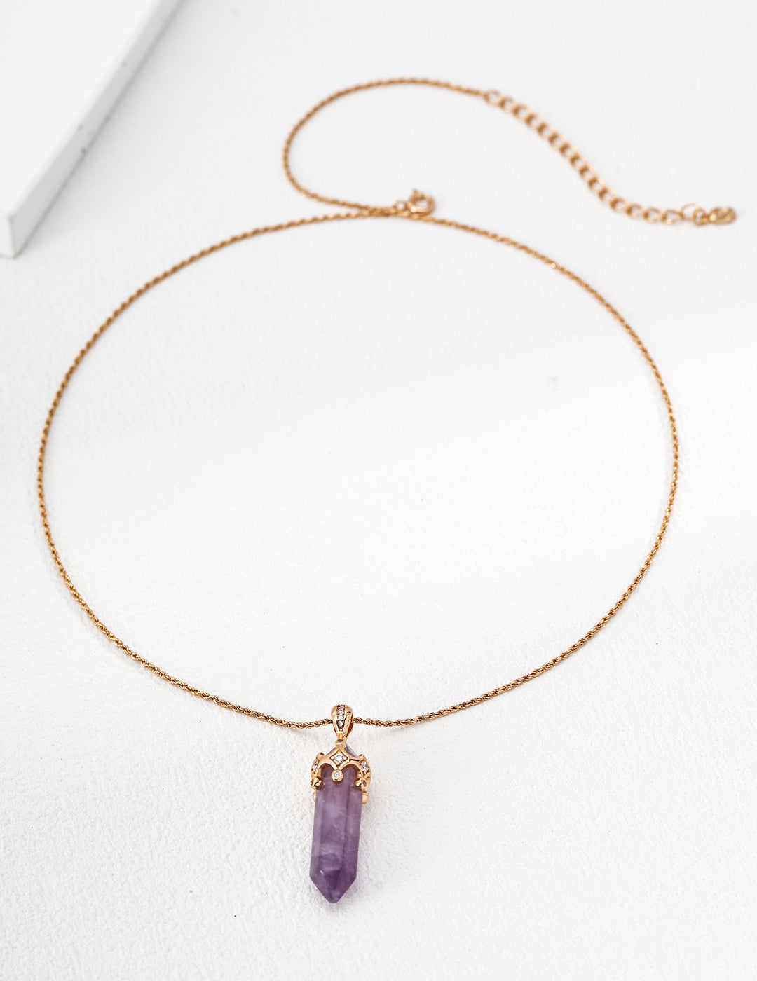 Amethyst Current Necklace