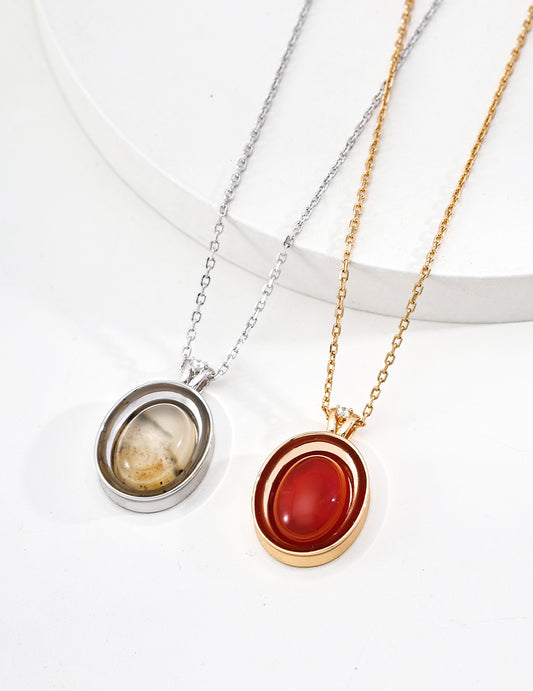 Agate Current Necklace