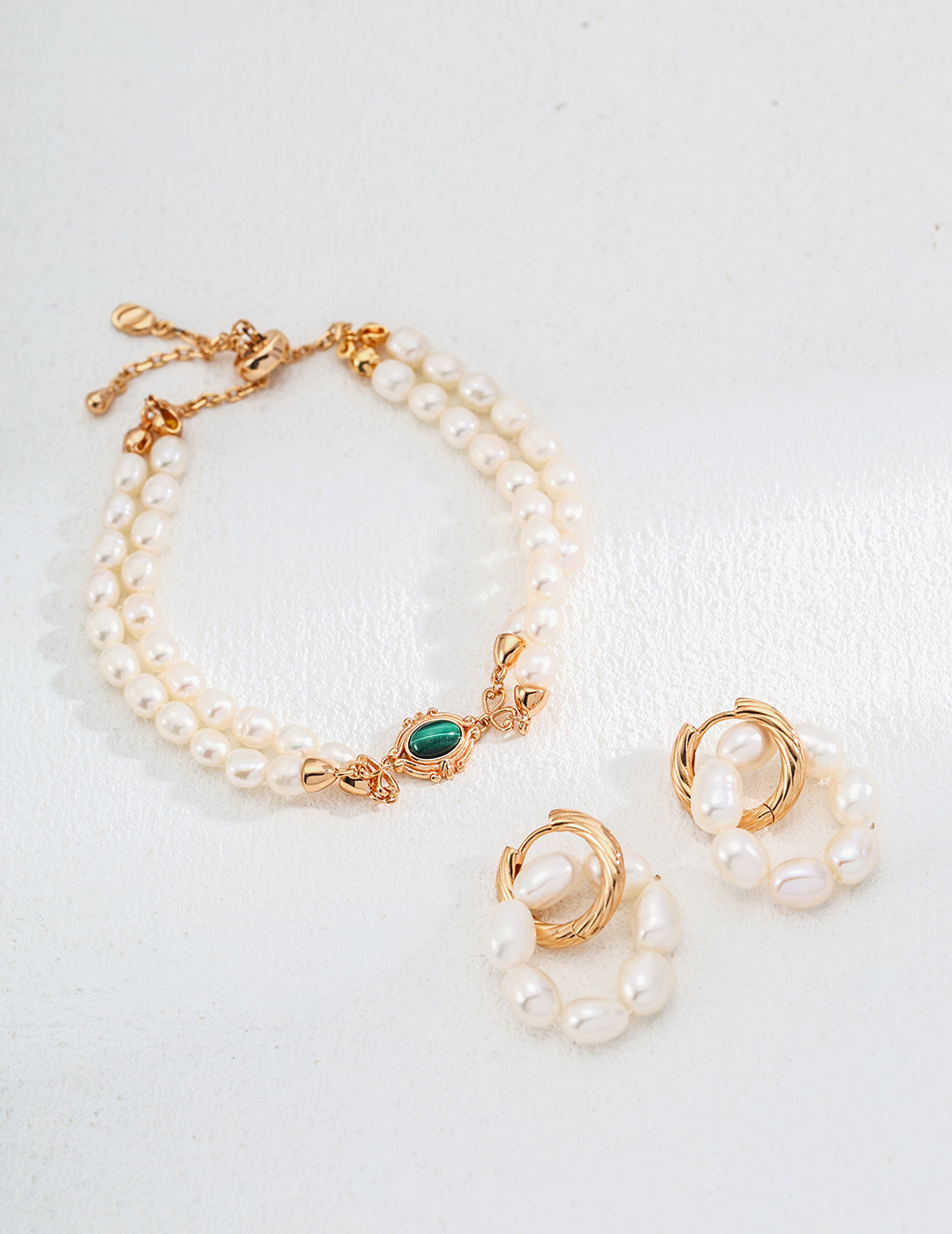 Jardin Serein Double Pearl Bracelet