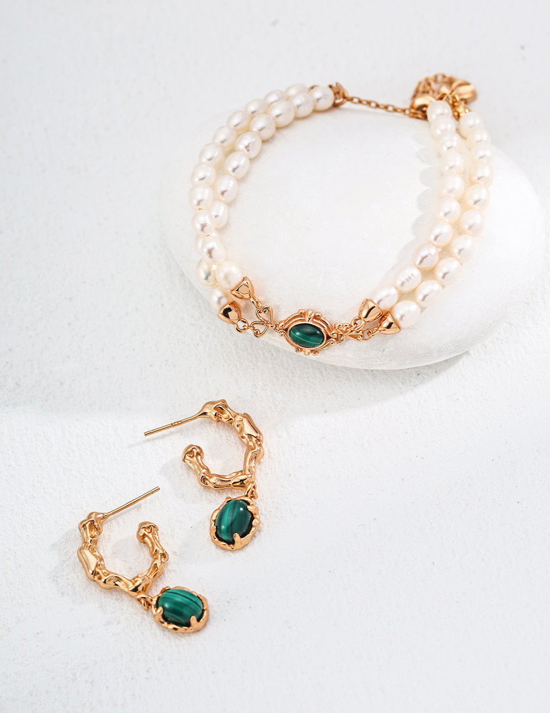 Jardin Serein Double Pearl Bracelet