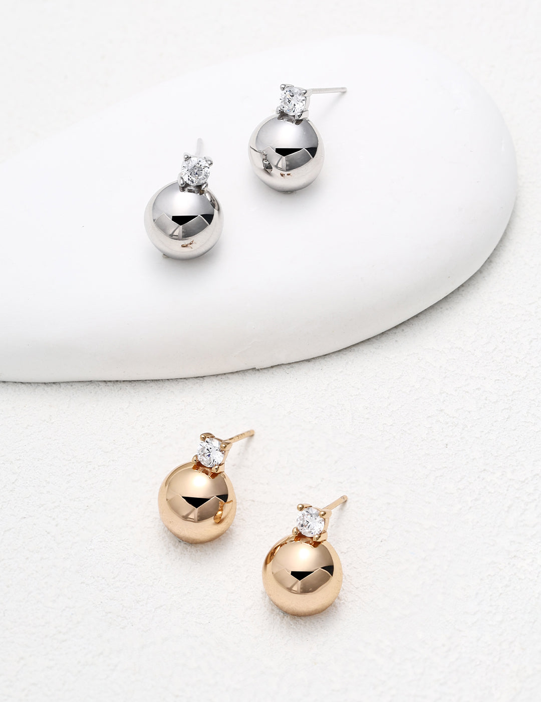 Clear Point Earring