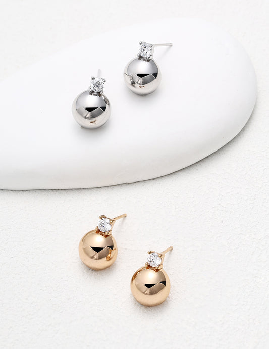 Clear Point Earring