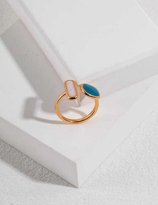 French Style Glazed Ring