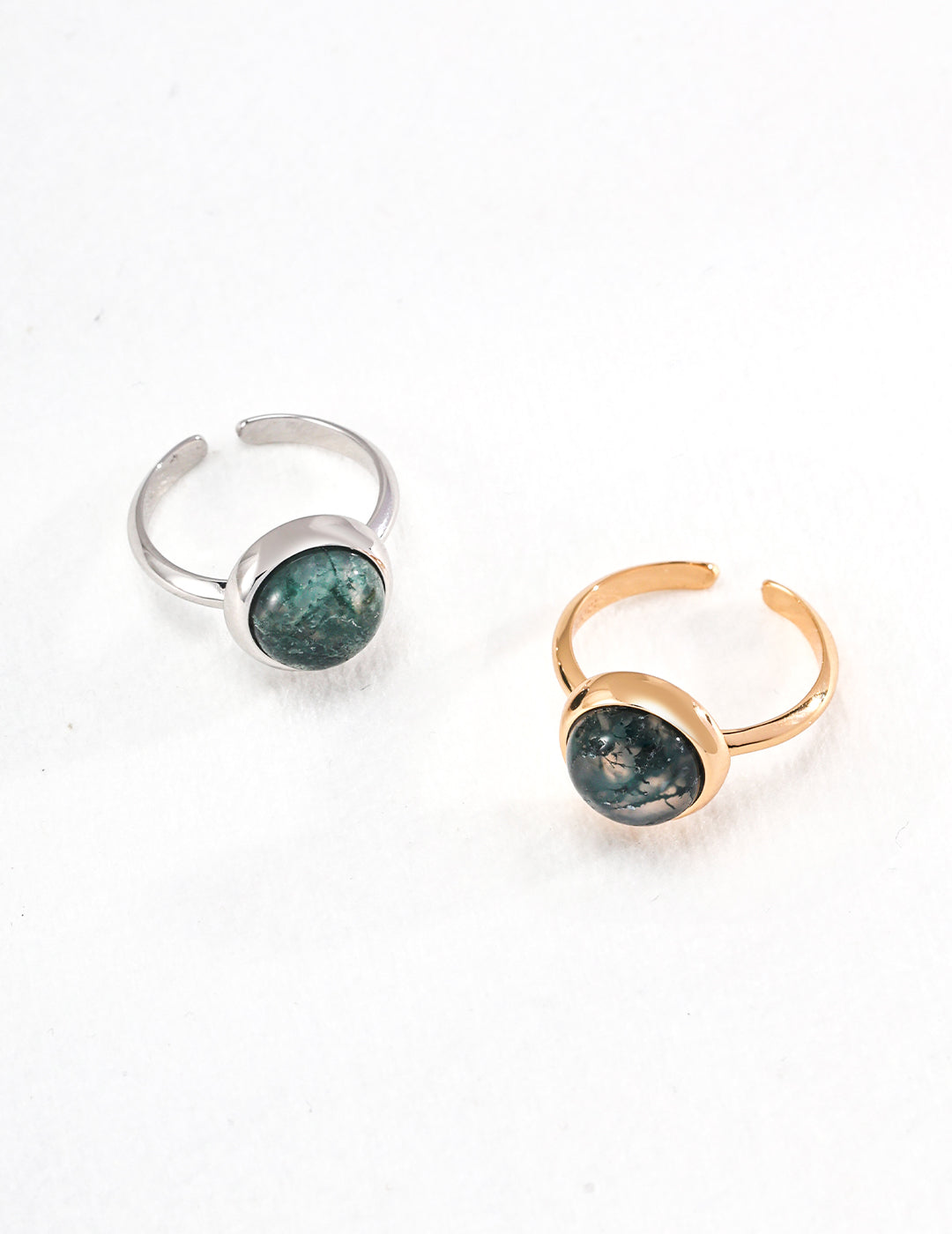 Moss Agate Ring