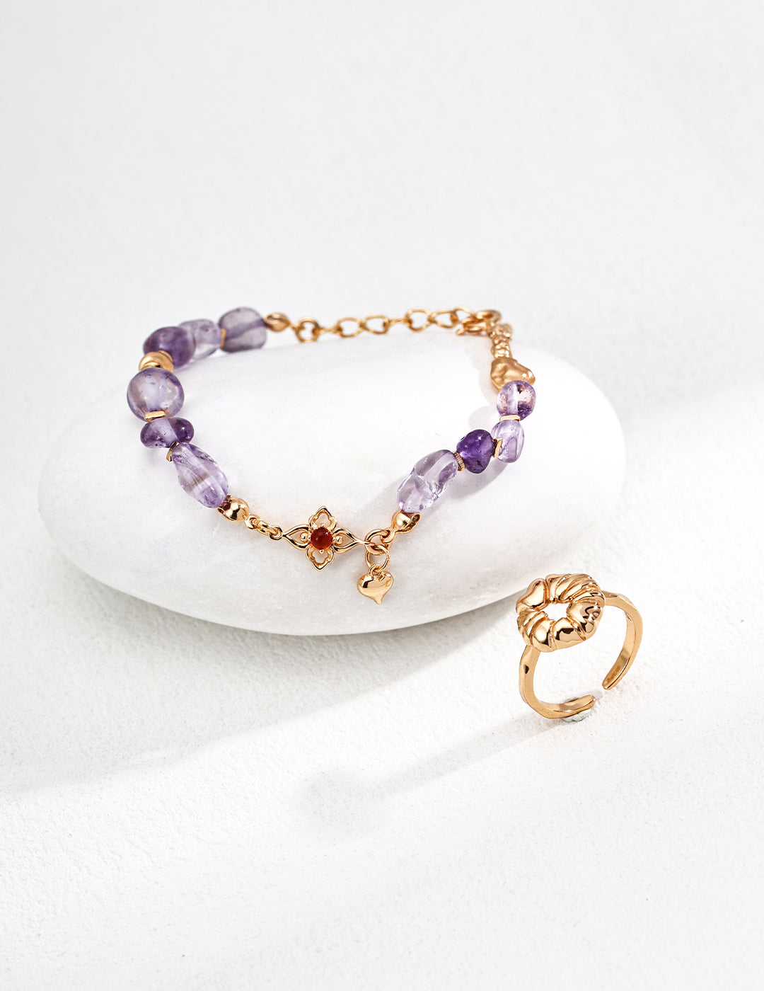 Amethyst Agate Bracelet