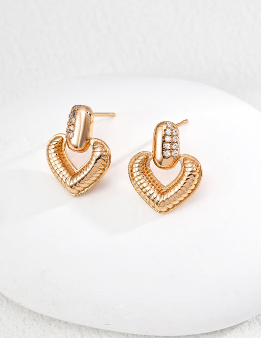 Heartline Earrings