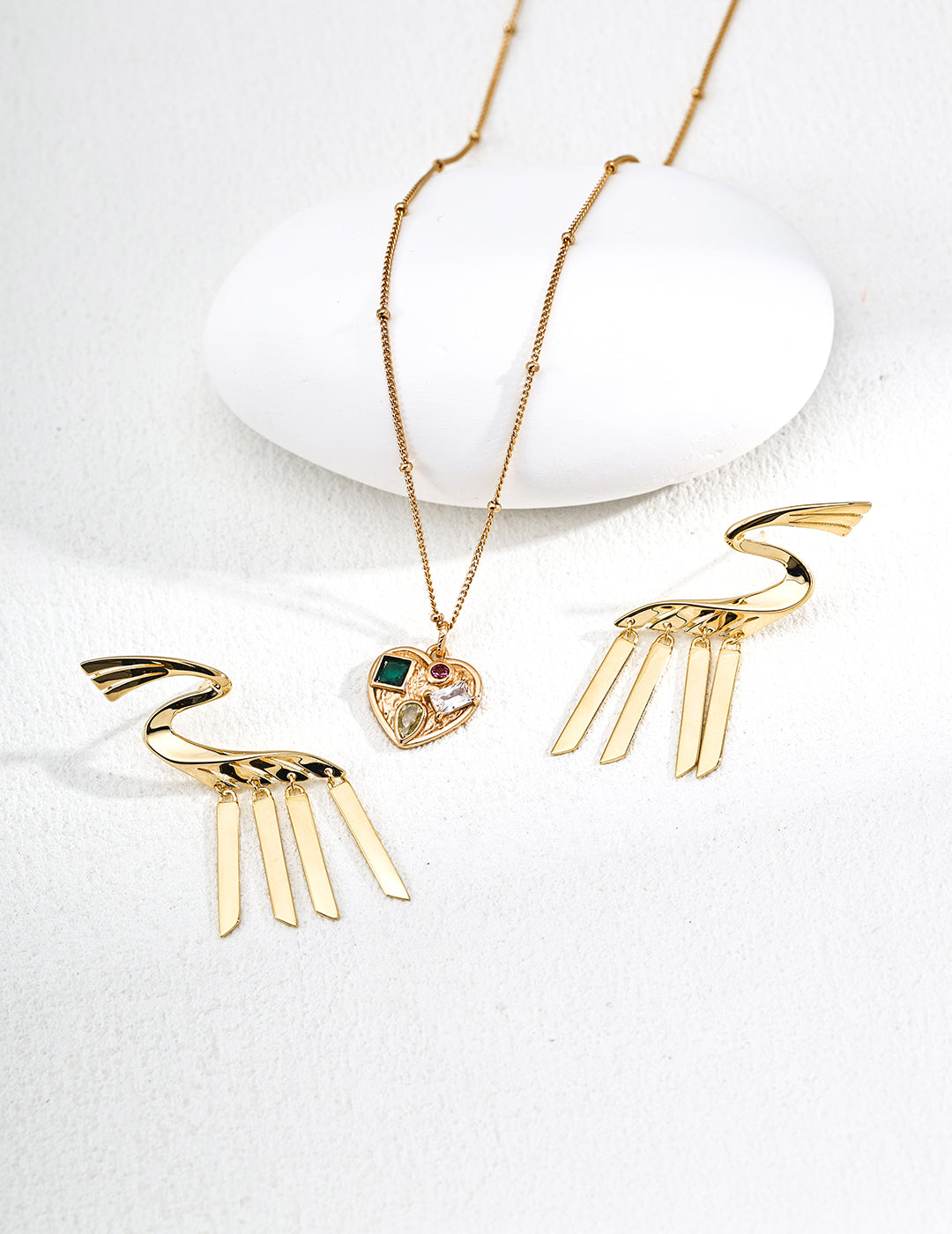 Amora Gem Heart Necklace