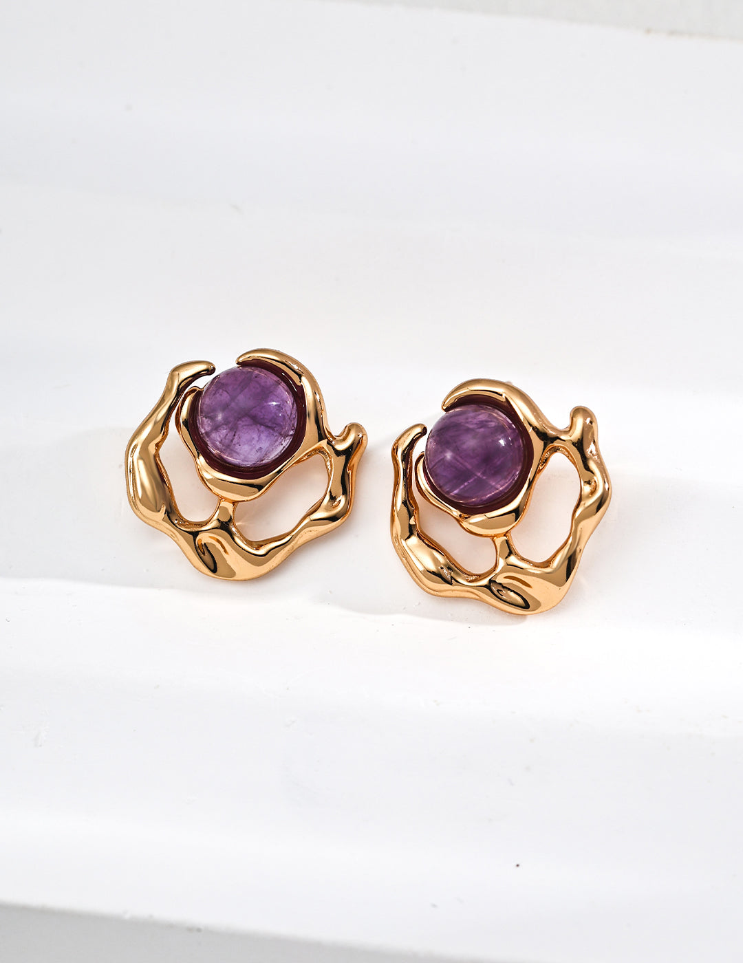 Amethyst Flow Earrings