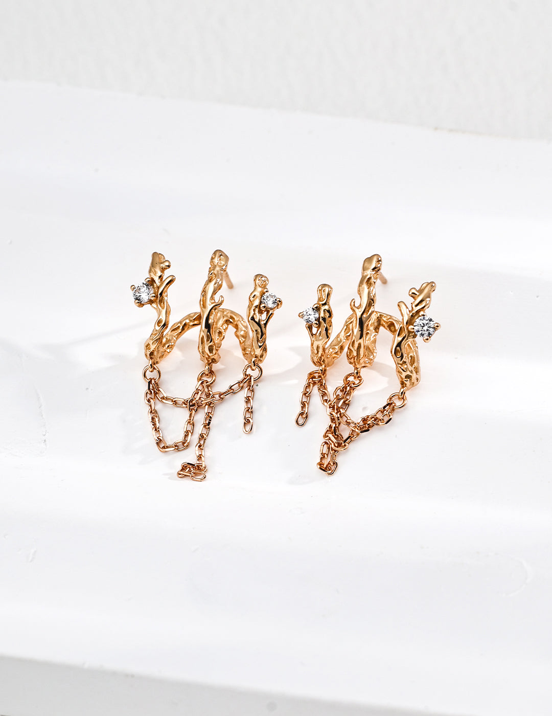 Golden Drift Earring