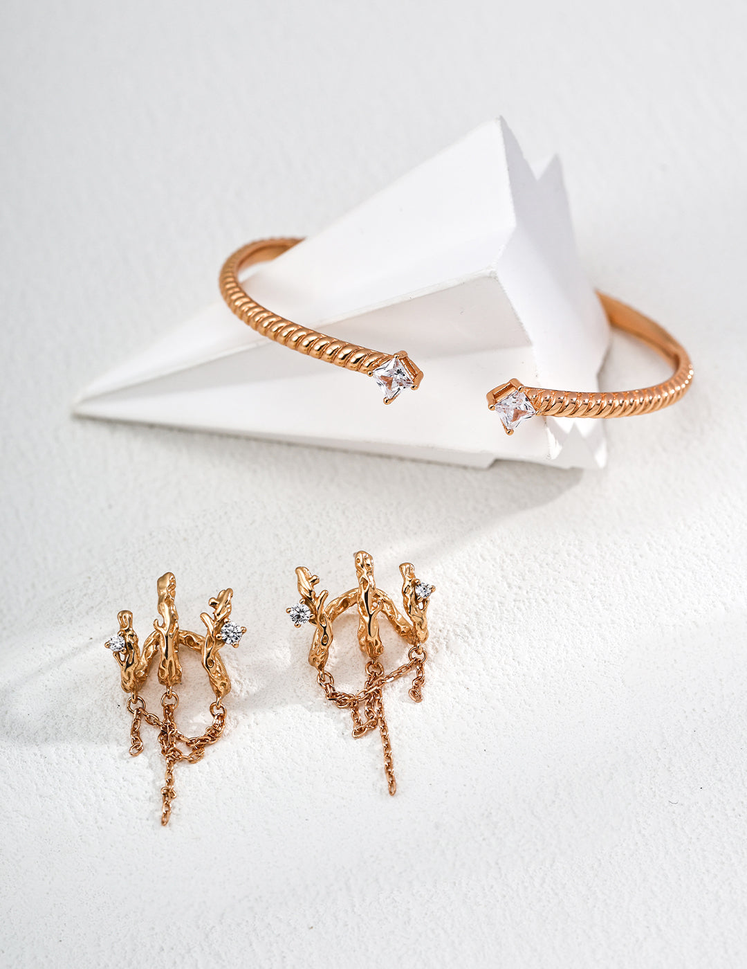 Golden Drift Earring