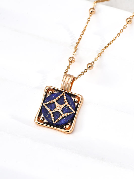 Azure Anchor Necklace