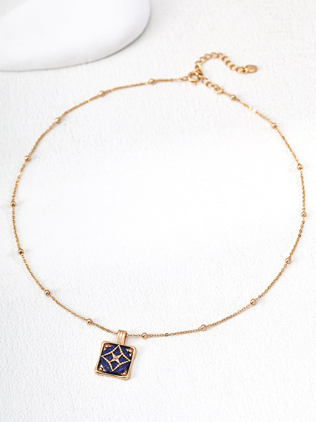 Azure Anchor Necklace