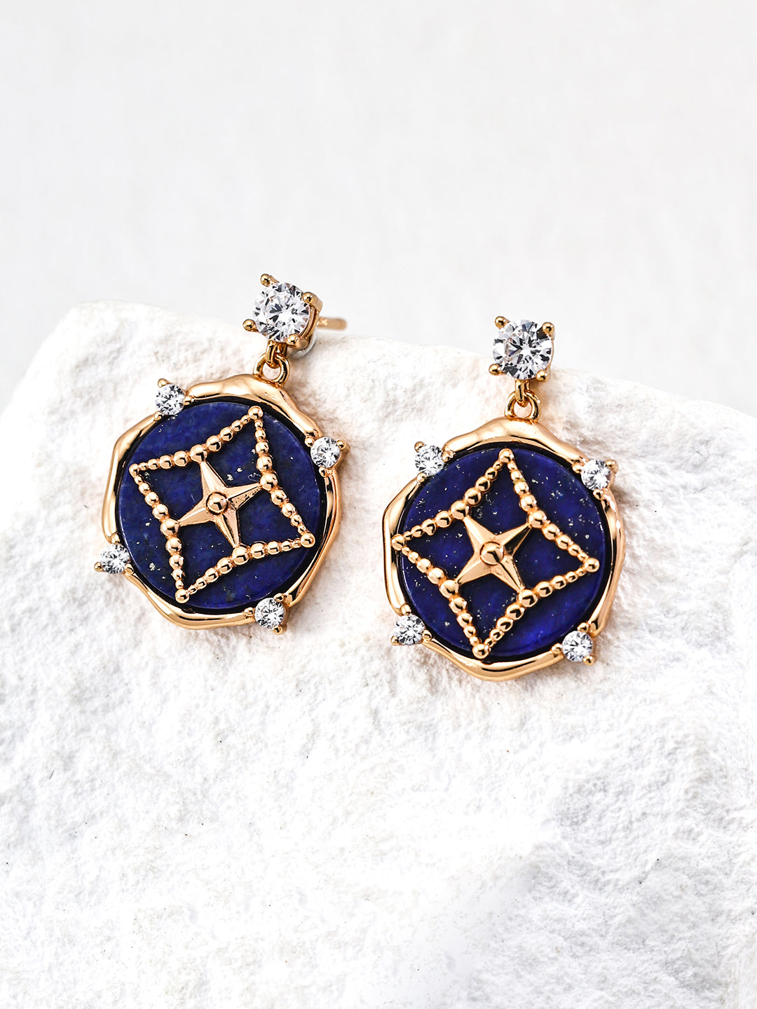 Azure Anchor Earring
