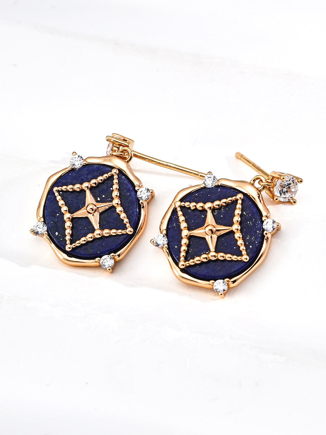 Azure Anchor Earring