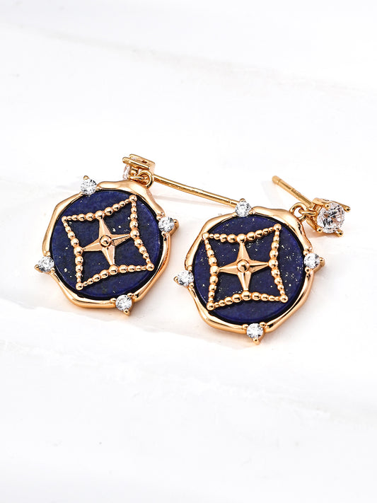 Azure Anchor Earring