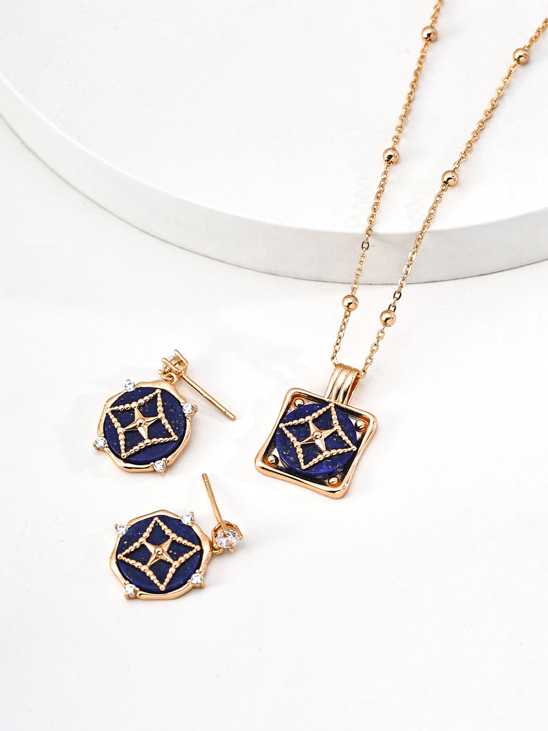 Azure Anchor Earring