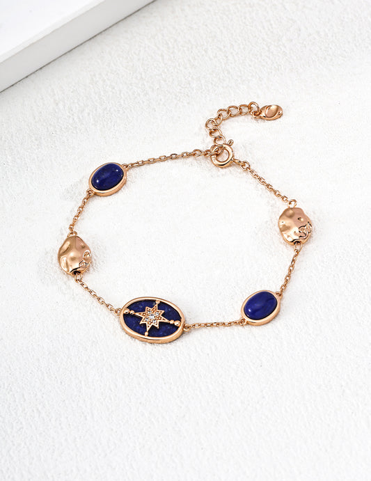 Nacre Lapis Bracelet