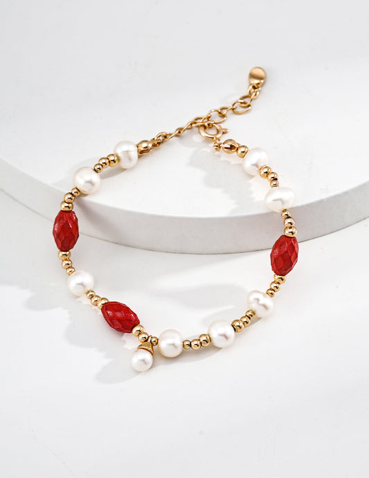Ember Pearl Bracelet