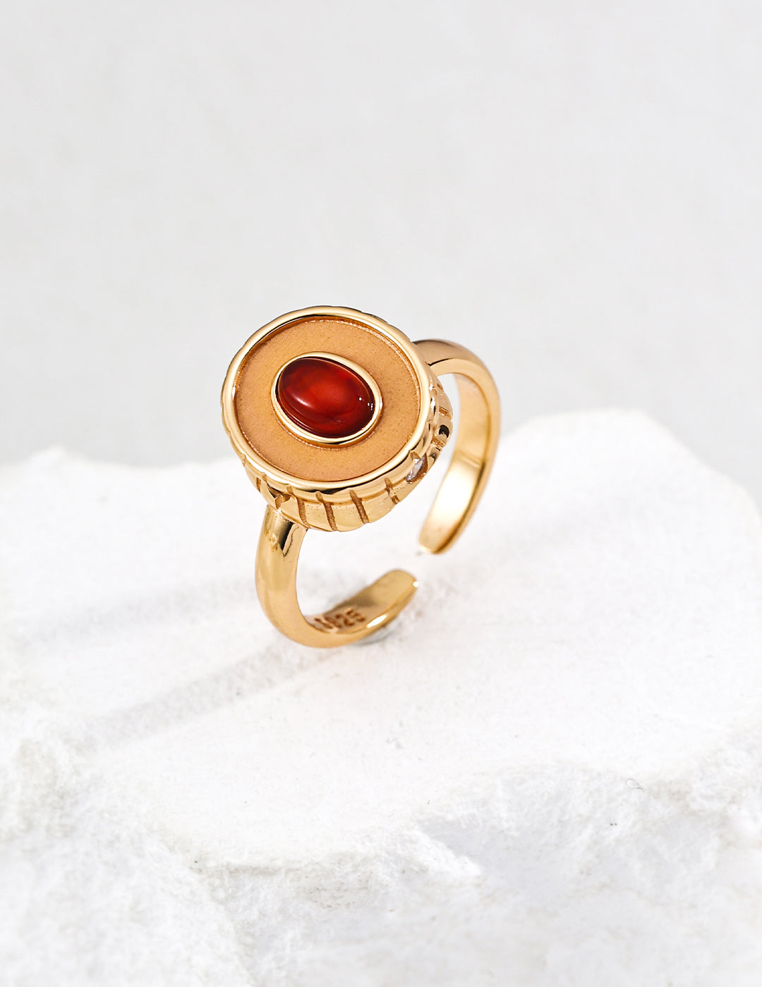 Stone Meridian Ring