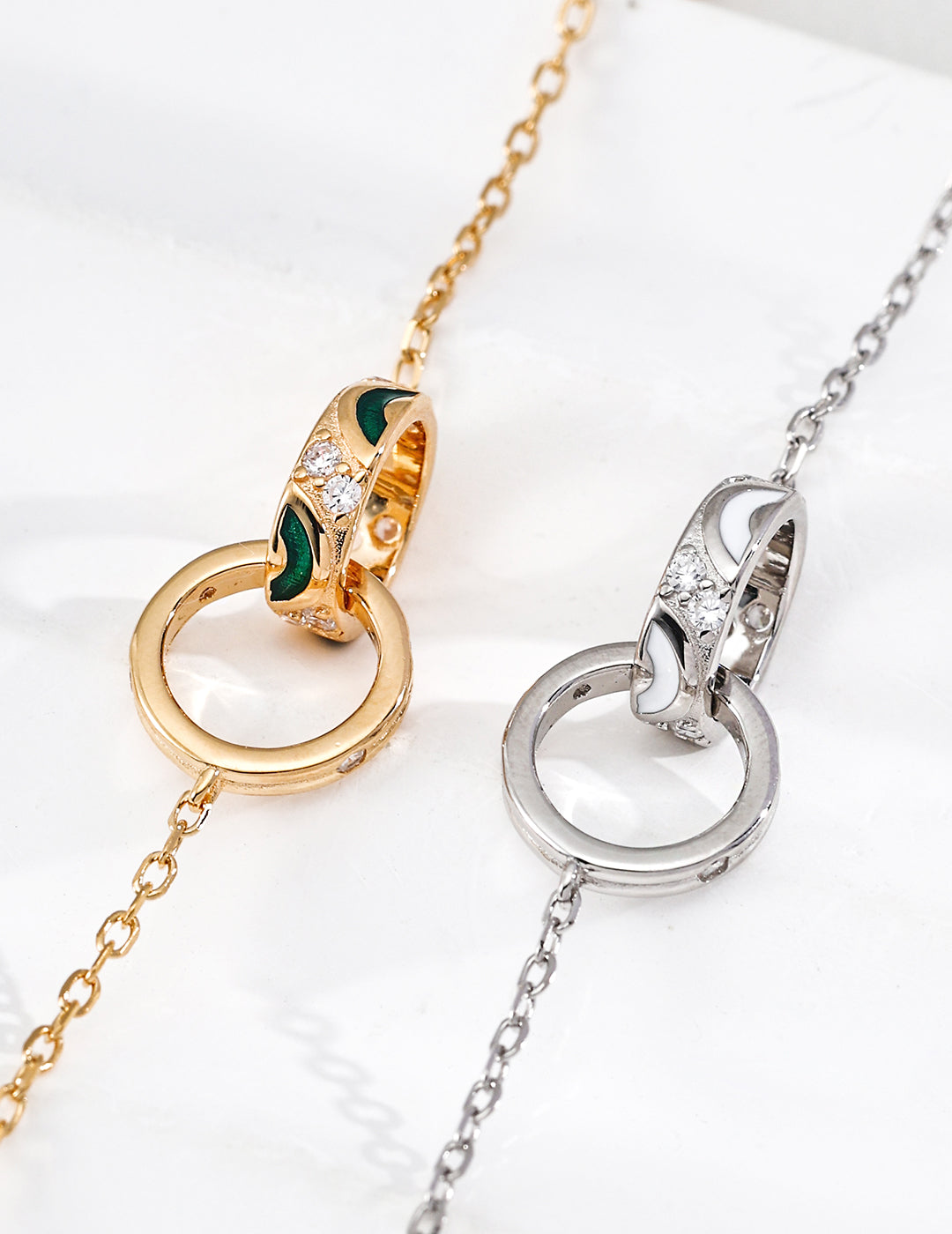 Glazed Orbit Necklace