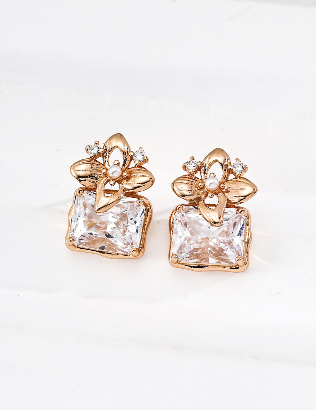 Clear Aura Earrings