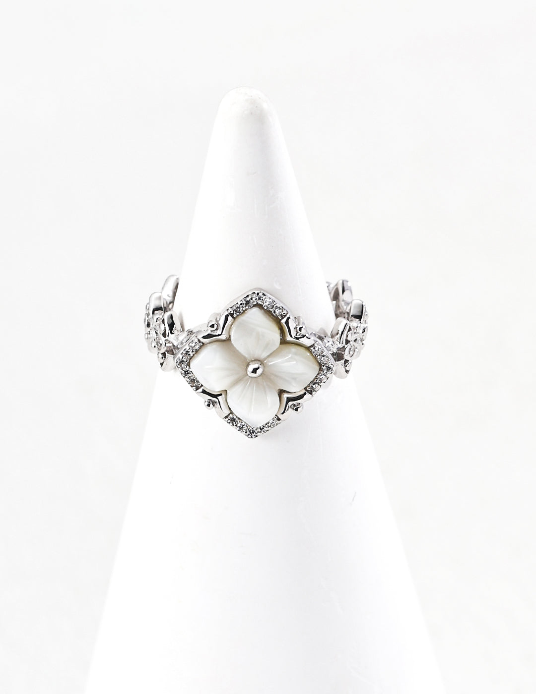 Nacre Compass Ring