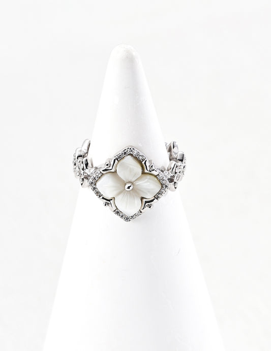 Nacre Compass Ring