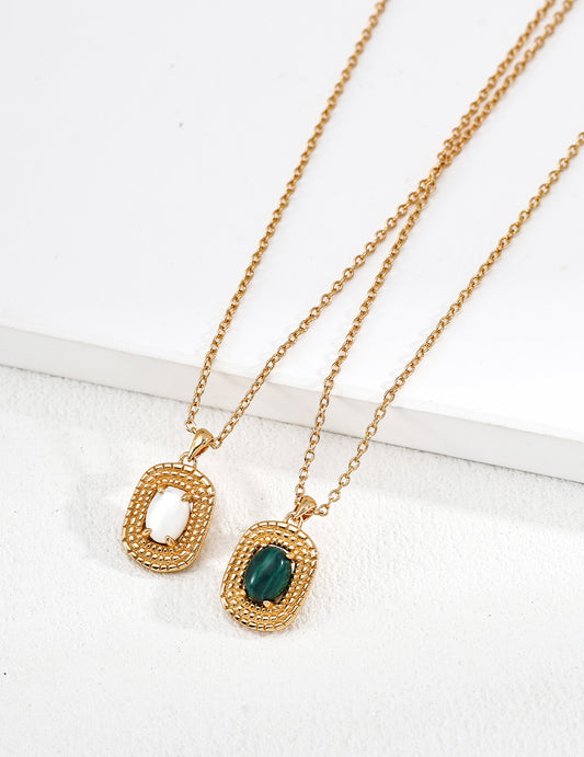 Malachite Nacre Necklace