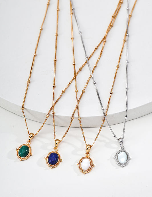 Stone Compass Necklace