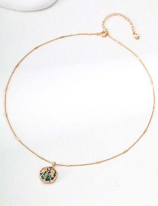 Malachite Axis Necklace