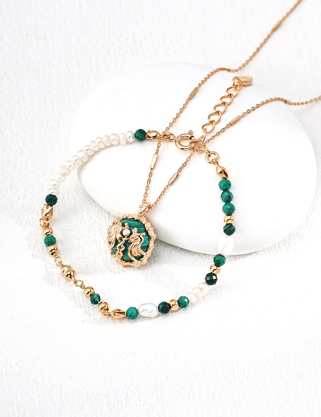 Malachite Axis Necklace