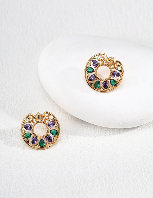 Sculpted Ray Earrings