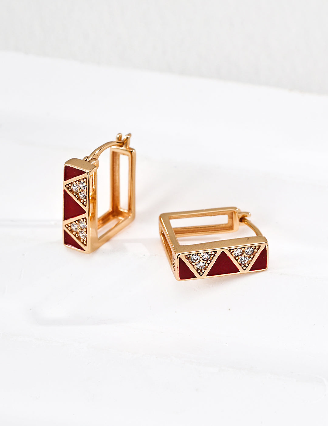 Glazed Ember Earring