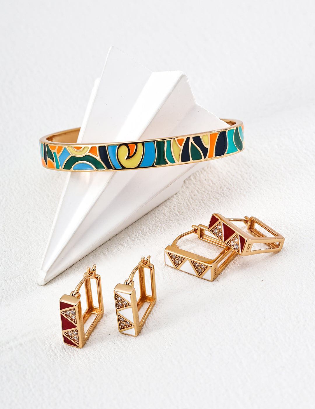 Glazed Ember Earring