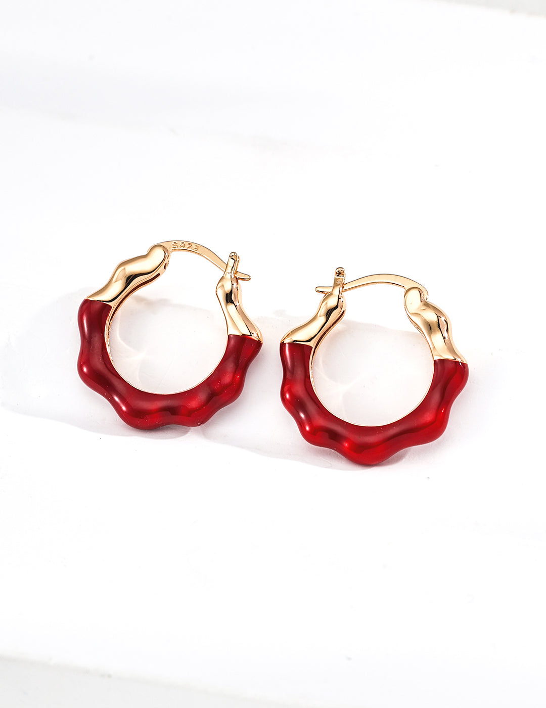Glazed Pearl Earrings