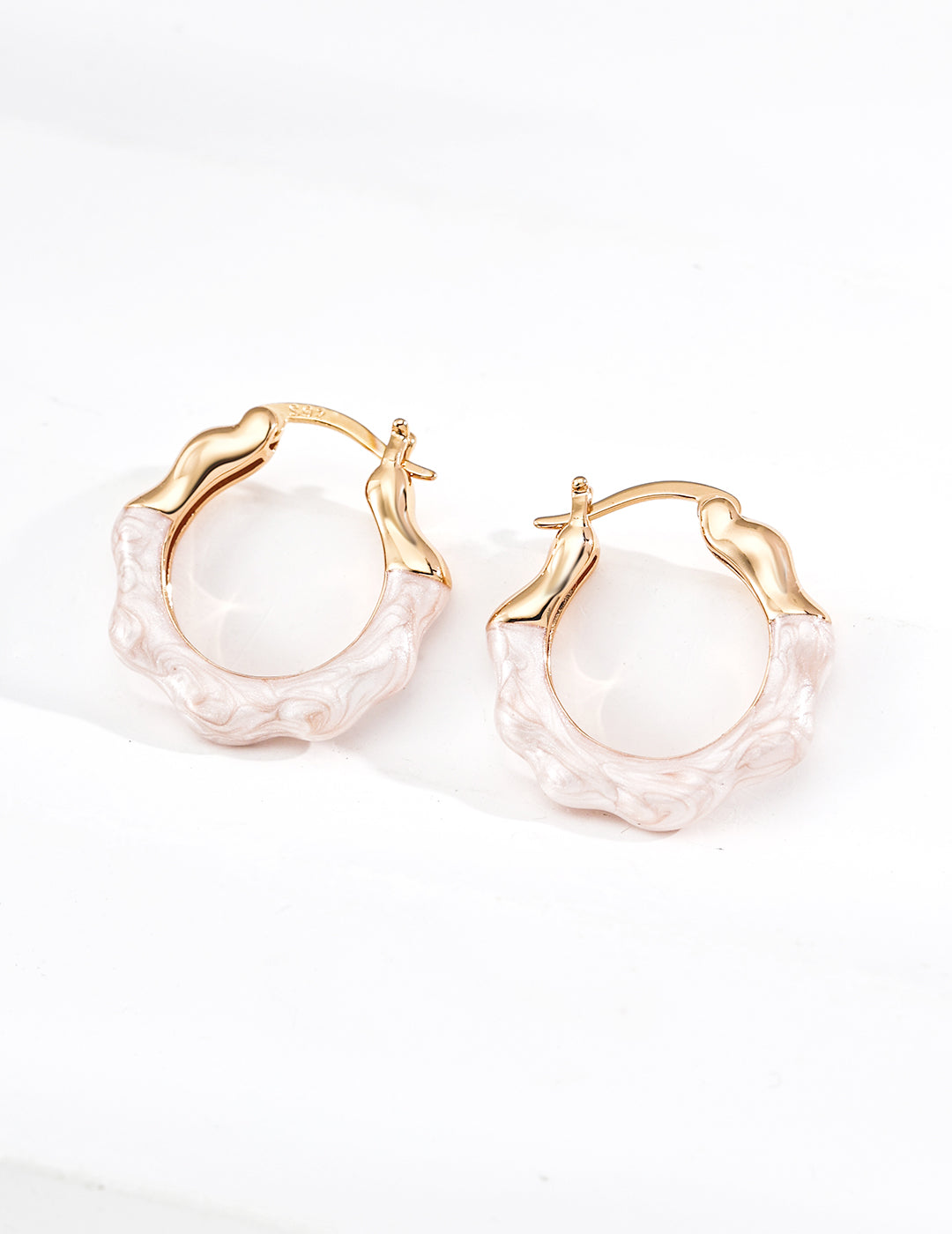 Glazed Pearl Earrings