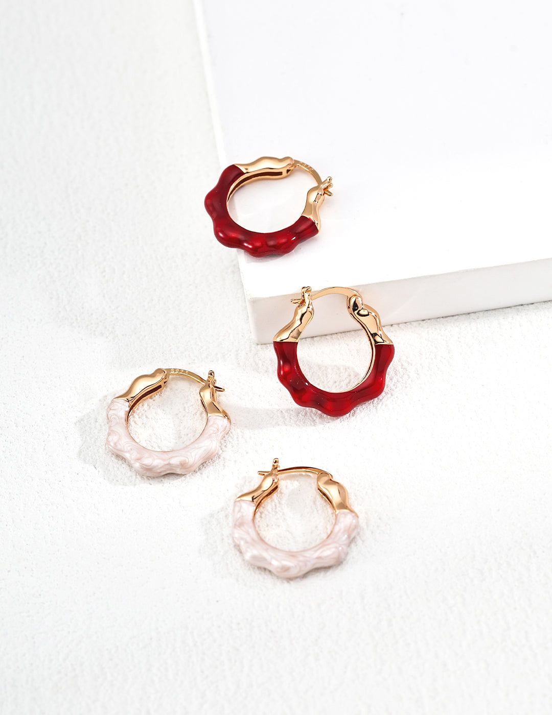 Glazed Pearl Earrings