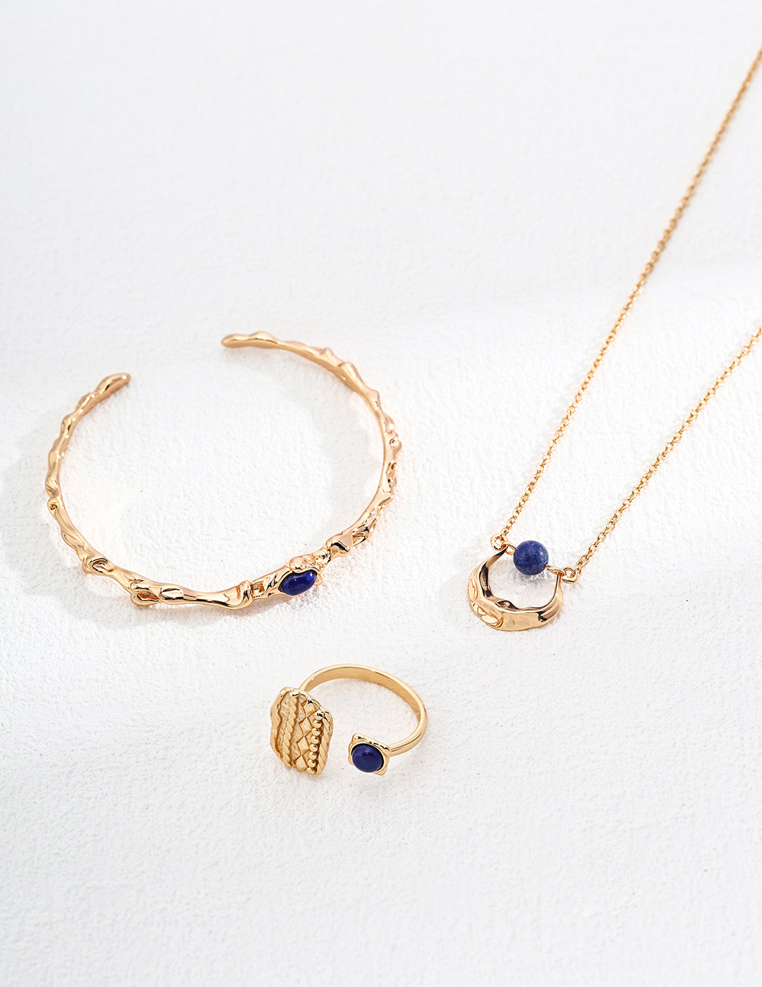 Lapis Anchor Necklace