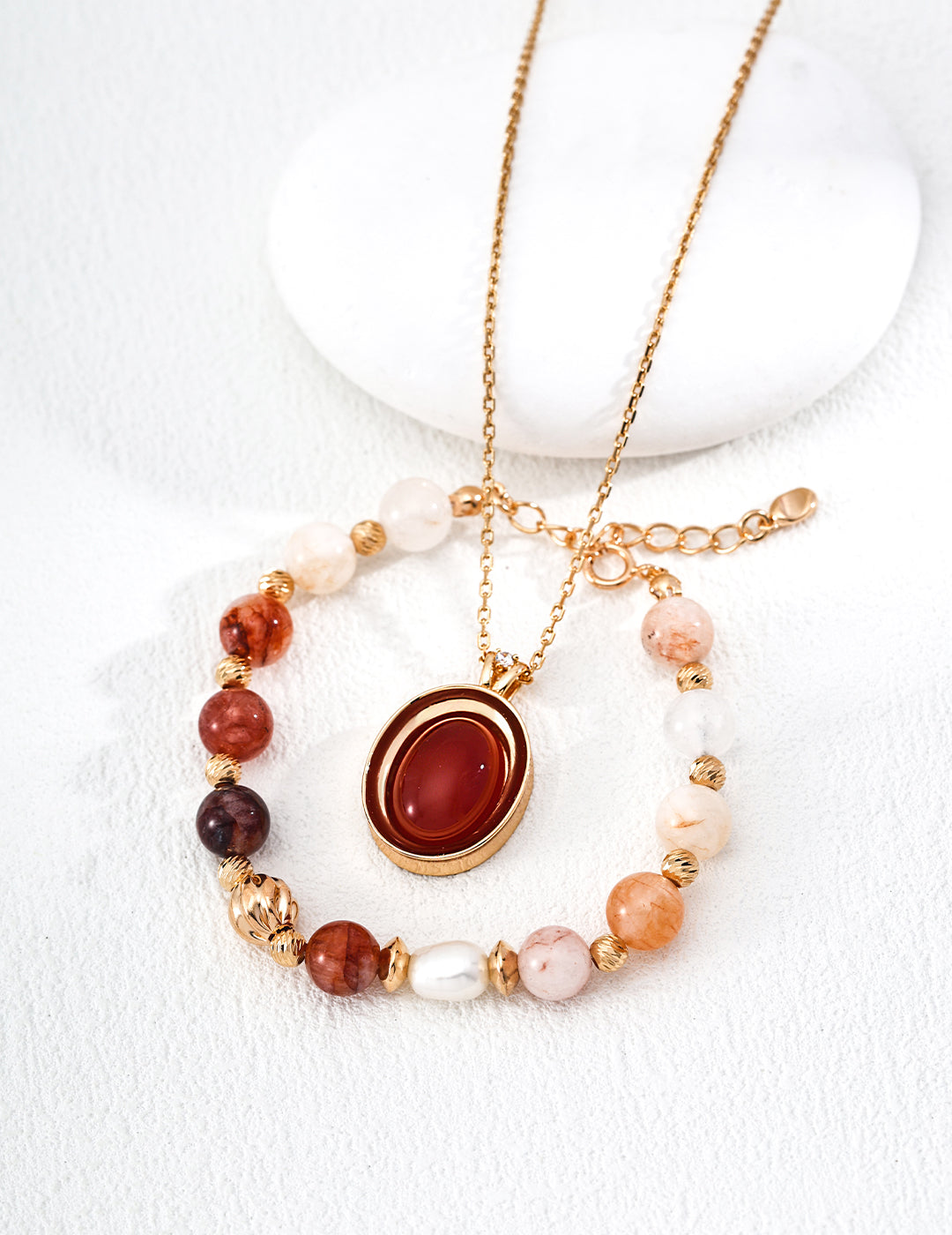 Agate Current Necklace