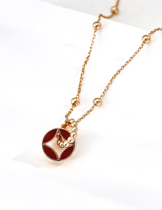 Glazed Line Necklace